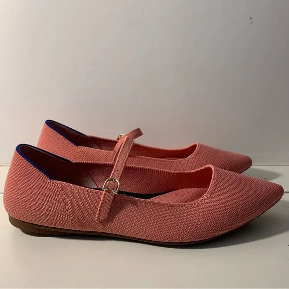 Rothy’s tulip pink May Jane ll flats sz 11 - Picture 8 of 15